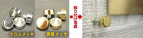 飾りビス:2色(有料オプション)